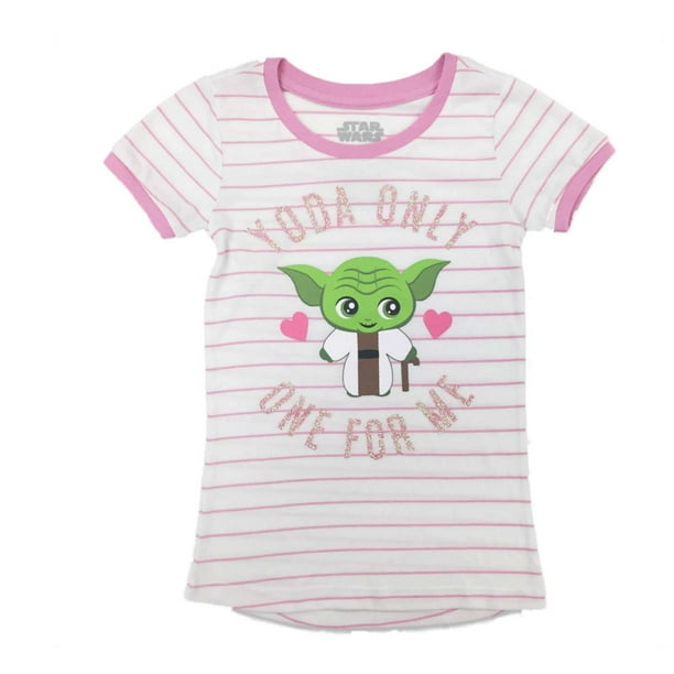 NEW! Valentine's Day Star Wars Yoda Only One for Me Youth Girls T-Shirt XS-XL NEW! Valentine's Day Star Wars Yoda Only One for Me Youth Girls T-Shirt XS-XL